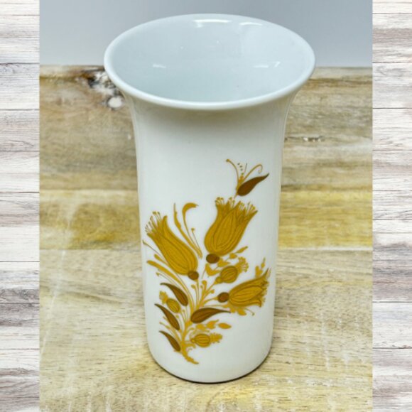 Vintage Rosenthal Vase 1980's Flower Design - Picture 1 of 5